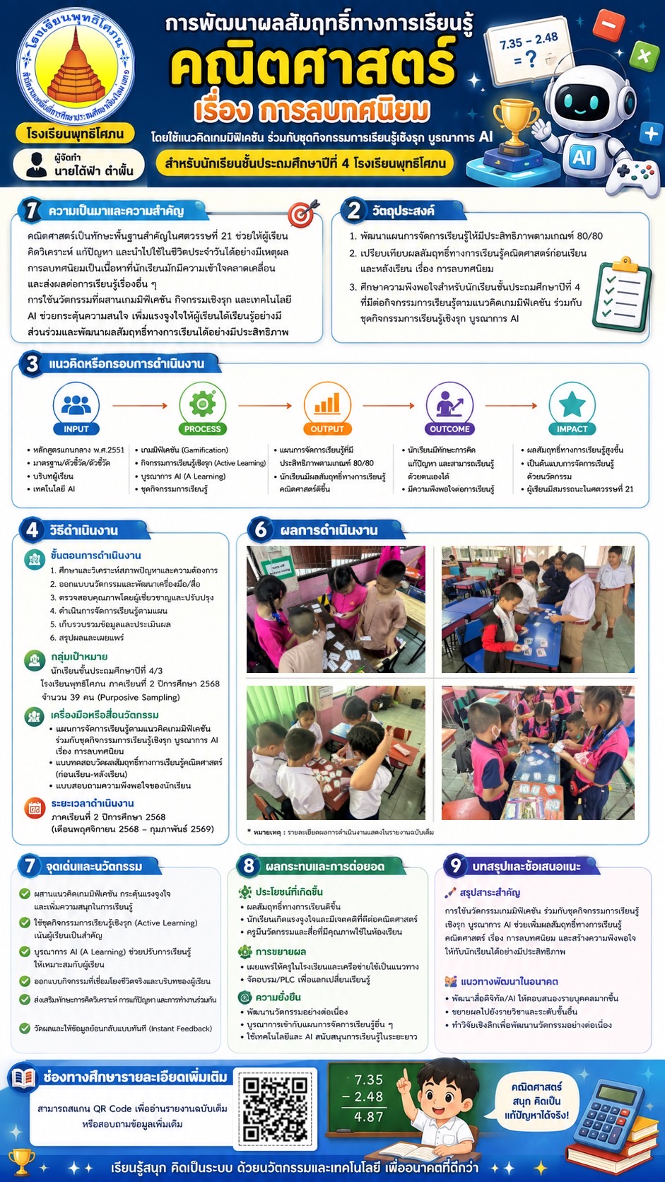 ผลงานนวัตกรรมของ นายใต้ฟ้า ต๋าฝั้น