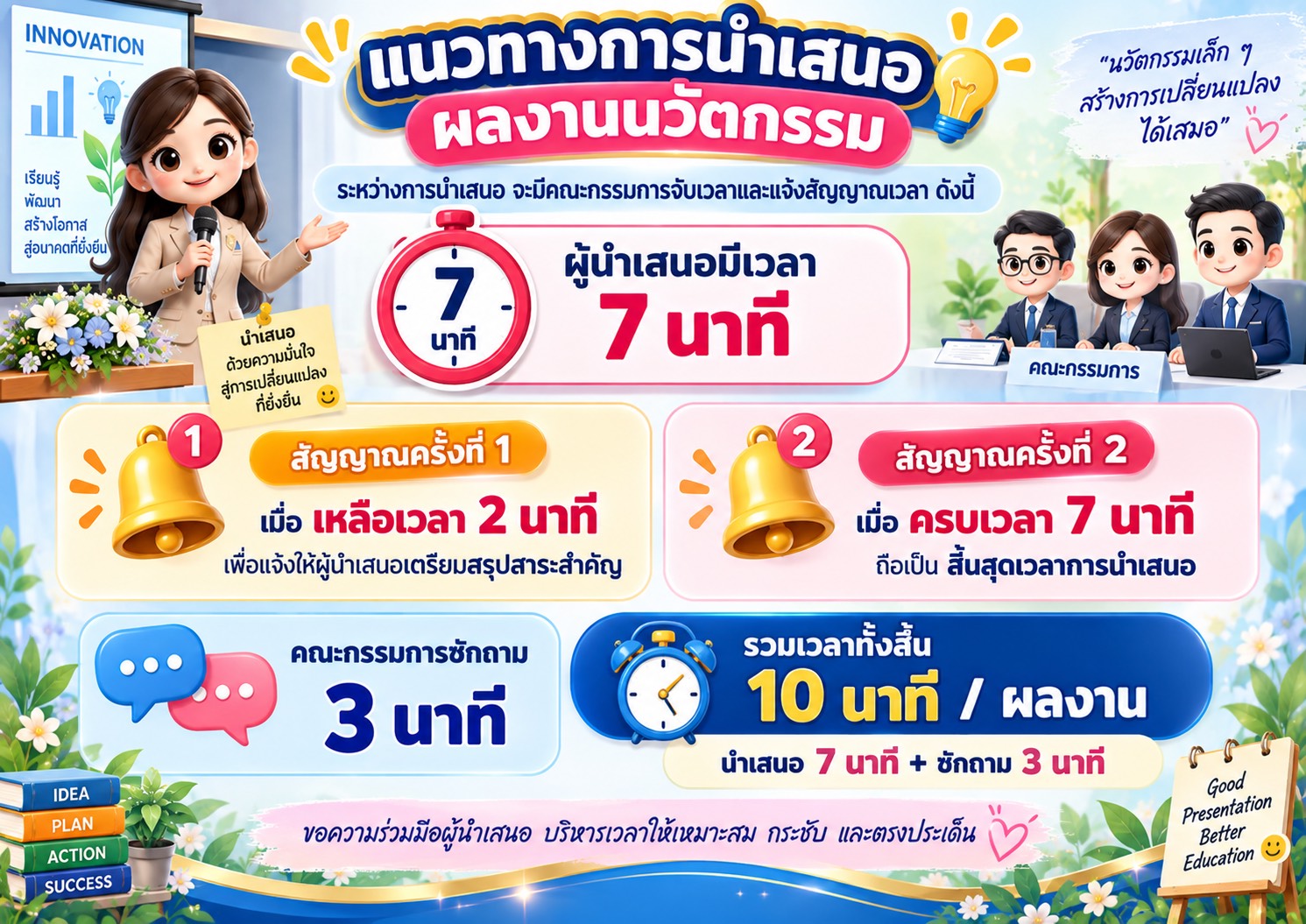 ข้อกำหนดในการนำเสนองาน